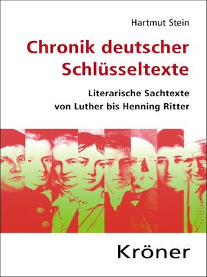 cover image of Chronik deutscher Schlüsseltexte